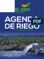 Diagrama Agenda de Riego 2020