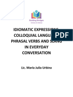 Idiomatic Expressions