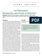 Conduction and Polarization Mechanisms and Trends in Dielectrics