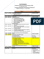 Rundown Acara Paptekindo, Conference, Dan Konvensi