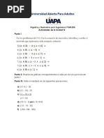 Actividades de La Unidad IV