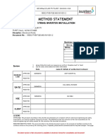 18002-PVB-FQE-MS-INV-001-2 - Method Statement - Installation of String Inverter