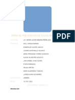 Informe de La Feria El Dengue CNS