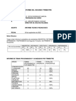 INFORME Segundo Trimestre