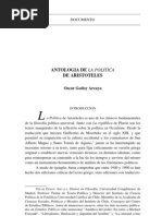 Antologia de La Politica de Aristoteles