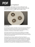 Spectroscopy Explained