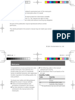 VFR800X Owners Manual