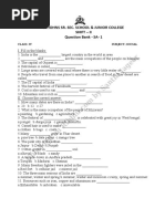 Class 4 Social Science Important Questions