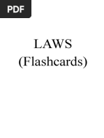 LAWS (Flashcards)