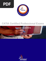 CATIA Certified Professional Exams