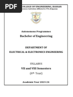 IV Year Syllabus-2023-24