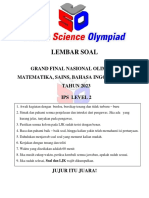 Soal Grand Final Jso Ips Level 2