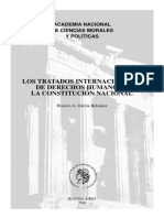 Los Tratados Internacionales de DDHH y La Constitucion Nacional