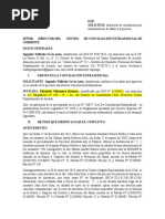 Solicitu de Conciliación Wilfredo