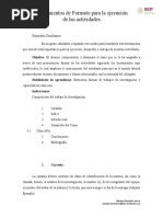 Rubrica - Lineamientos de Formato para La Entrega de Actividades