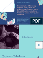 Examining The Relationship Between Stress Levels and Cybersecurity Practices Among Hospital Employees in Three Countries Ghana, Norway, and Indonesia - Final