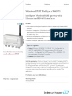 Endress-Hauser WirelessHART Fieldgate SWG70 EN