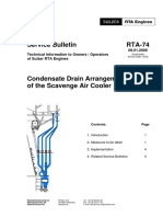 Condensate Drain Scavenge Air Cooler RTA-74