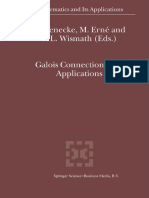 Galois Connections and Applications