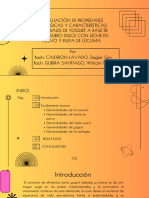 "Evaluación de Propiedades Reológicas y Características Sensoriales de Yogurt A Base de Lactosuero Dulce Con Leche en Polvo y Pulpa de Lúcuma