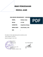 Lembar Pengesahan Modul Ajar