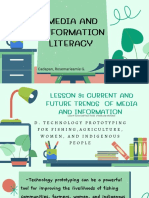 Lesson 9 Current and Future Trends of Media and Information