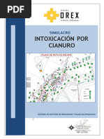 Informe Simulacro de Intoxicación Con Cianuro Noviembre 2022