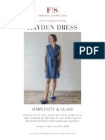 Fabrics-store-Hayden - Sleeveless Blazer Dress Pattern-1