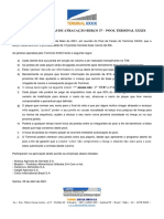 Regras para Janelas de Atracação Berço 37 - Terminal XXXIX