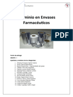 Aluminio en Envases Farmacéuticos INTRODUCCION