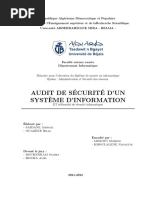 Audit de Sécurité