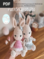 Patrón Gratuito Mini Conejos Nina Emilio