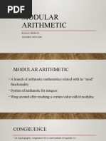 Modular Arithmetic