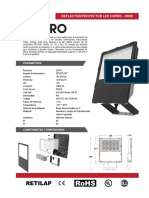 Ficha Técnica - Proyector LED DXPRO - 300W