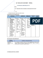 SESIÓN 1B - Expresamos Cómo Nos Sentimos en Nuestro Primer Día de Clases