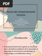 Raíces Del Comportamiento Humano