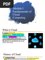 Fundamentals of Cloud Computing