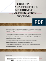 Q3 - W3 - Concept, Characteristics and Forms of Stratification Systems