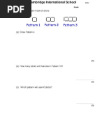 Sequences-Patterns WS