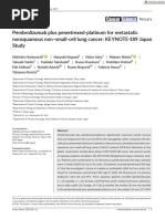 Pembrolizumab Plus Pemetrexedplatinum For Metastatic Nonsquamous NSCLC KEYNOTE 189 Japan Study