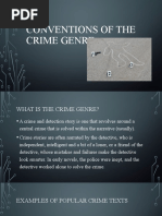 PP Conventions of The Crime Genre For Connect