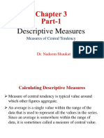 Lecture 7-9 Measure of Central Tendency