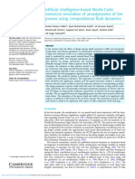 Artificial Intelligence Based Monte Carlo Numerical Simulation of Aerodynamics of Tire Grooves Using Computational Fluid Dynamics