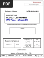 LSC400HM03 Samsung