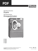 Operating Instructions Miele 10 13kg PT 8257