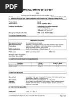 Material Safety Data Sheet: B317 Scale Inhibitor B317