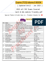 All SSC-TCS Idioms & Phrases (2018-Till 2023)