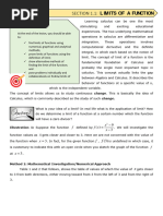 Chapter 1 Limits and Continuity