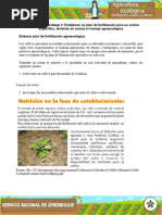 Evidencia Propuesta Elaborar Plan de Fertilizacion Agroecologica Final