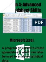 Lesson 4.advanced Spreadsheet Skills 20231